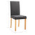  Dining Chairs 6 pcs Dark Gray Fabric A949-277235