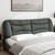  Headboard Cushion "Hvar" Dark Gray 76" Fabric A949-374634