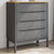  Chest of Drawers FLORO Gray Solid Wood Pine A949-374010