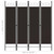  4-Panel Room Divider Brown 63"x70.9 A949-320703