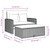 Patio Sofa with Cushions 2-Seater Brown Poly Rattan A949-365139