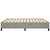  Bed Frame without Mattress Light Gray 76"x79.9" King Velvet A949-347360