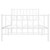 Metal Bed Frame without Mattress with FootboardWhite 39.4"x78.7 A949-374499