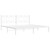 Metal Bed Frame without Mattress with Headboard White 76"x79.9 A949-376183