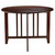 Mission Style Round 42-inch Double Drop Leaf Dining Table Q280-WADLRB1982481