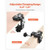 Doweling Jig Kit, Self Centering Dowel Drill Jig for Straight Holes, Aluminum Alloy Woodworking Joi E415-ZJJJJXZKJJ00ELCE6001V0