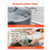 Aluminum Stock Pot, 12-Quart Nonstick Ceramic Coated Pot with Glass Lid, PFOA-Free, PFAS-Free, Comp E415-JTTG12QTLLSDBWXFE001V0
