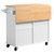 Kitchen Island Cart with Storage, 43.58 in Wide Mobile Rolling Storage Island on Swivel Wheels, wit E415-CFD2C4M09MKZBP5K7001V0