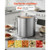 Stainless Steel Stock Pot, 21-Quart Stainless Steel Stockpot with Glass Lid, PFOA-Free, PFAS-Free,  E415-JTTG20QTBXGLYH2OH001V0