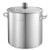 Stainless Steel Stock Pot, 21-Quart Stainless Steel Stockpot with Glass Lid, PFOA-Free, PFAS-Free,  E415-JTTG20QTBXGLYH2OH001V0