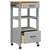  Kitchen Trolley MONZA 18.9"x15.7"x34.8" Solid Wood Pine A949-376086