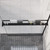  Shower Shelf for Walk-in Shower Wall Black 39.4" Aluminum A949-153617
