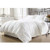Queen size Hypoallergenic Down Alternative Comforter in White Q280-CACW3499