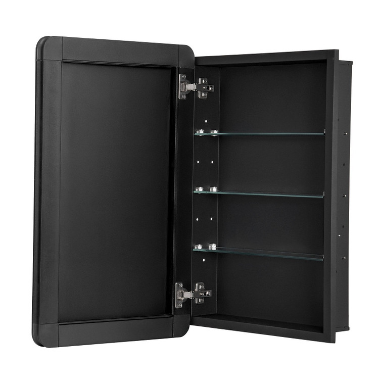 Medicine Cabinet, 16.5 x 27.5 inch, Medicine Cabinet for Bathroom with Mirror,  Aluminum Frame Bath E415-JXYJJXJ16527RZTDFV0