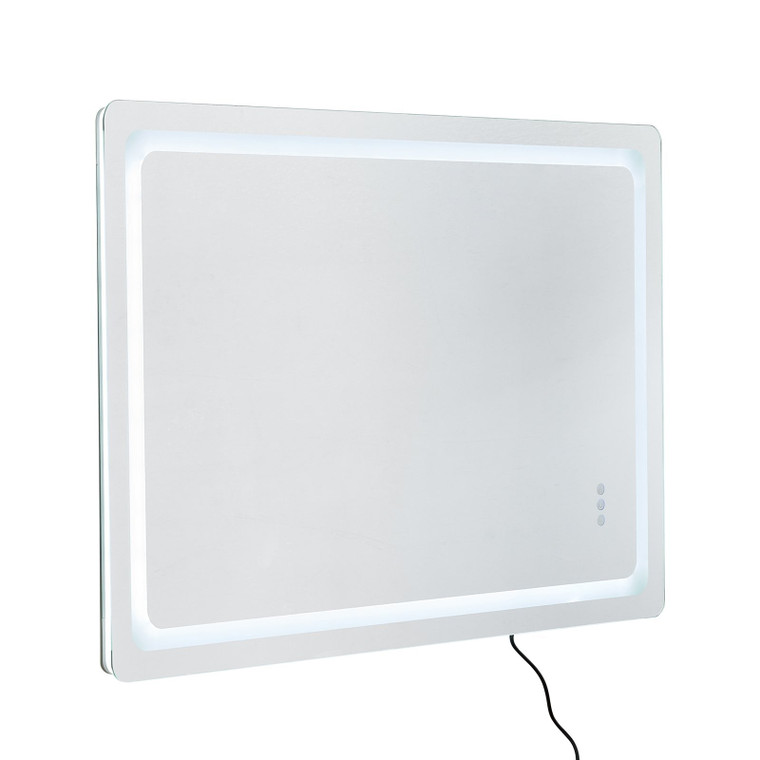 LED Bathroom Mirror, 32" x 48" LED Bathroom Vanity Mirror with Frontlit and Backlit, Anti-Fog Memor E415-DDJXJ3248INC968O2V1
