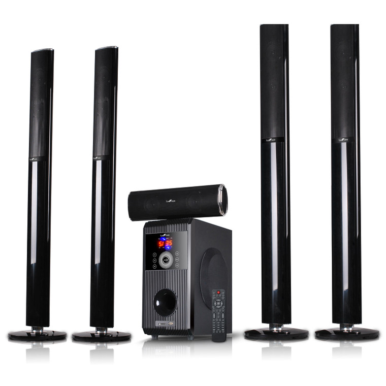 beFree Sound 5.1 Channel Bluetooth Surround Sound Speaker System D970-BFS-910