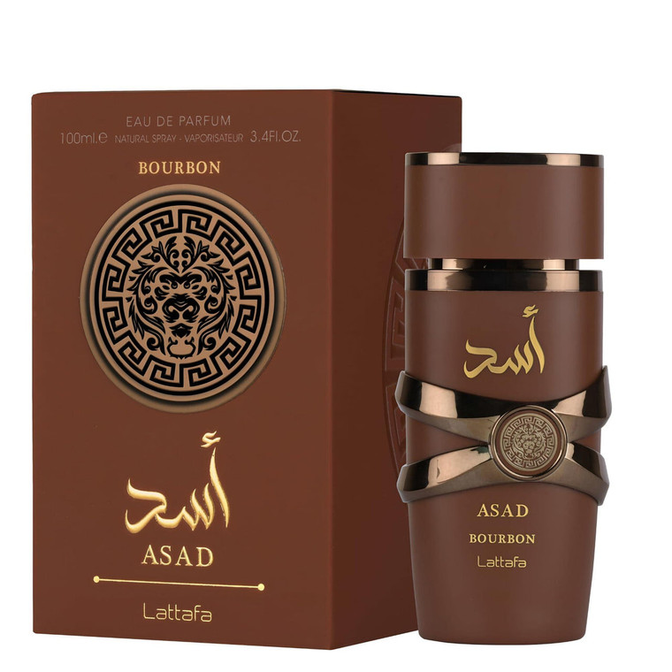 Lattafa asad bourbon 3.4 eau de parfum spray Z991-LATTAFA340362