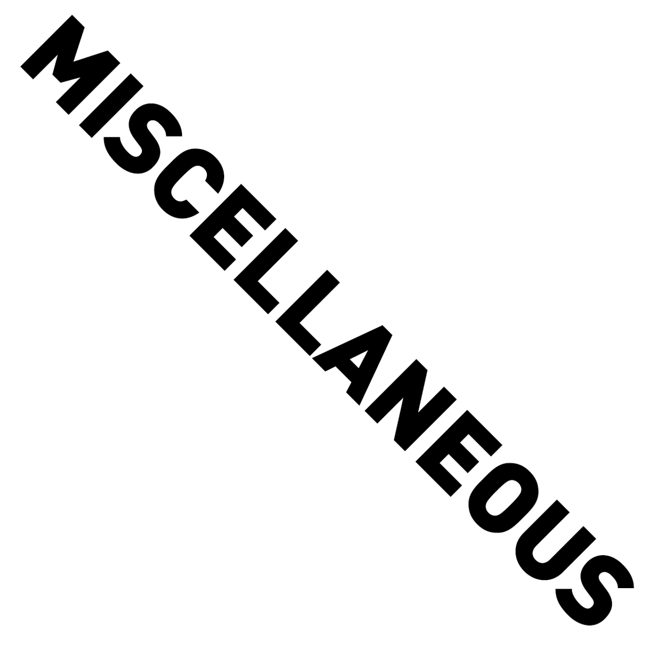 Miscellaneous