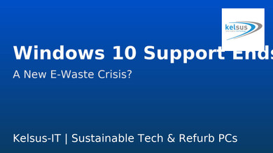 The End of Windows 10 Support: What It Means for You (and the E-Waste Crisis)