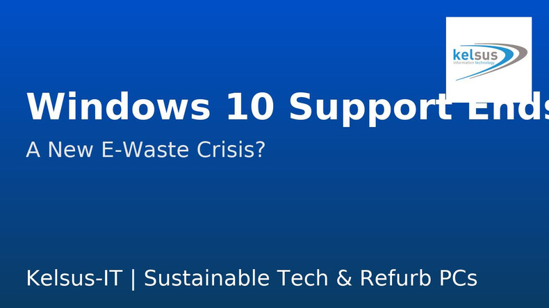 The End of Windows 10 Support: What It Means for You (and the E-Waste Crisis)