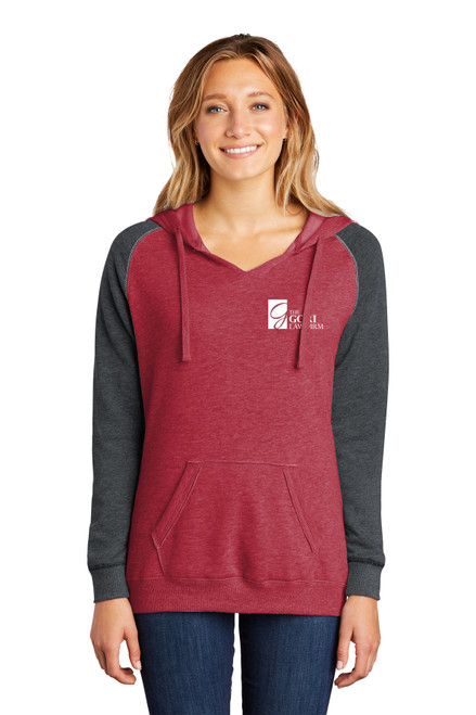 District ® Women’s Lightweight Fleece Raglan Hoodie District ® Women’s Lightweight Fleece Raglan Hoodie