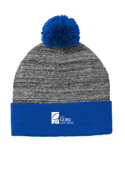 Sport-Tek ® Heather Pom Pom Beanie