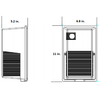 20W LED Outdoor Fixture 120vac Wall pack, Wall Mount Fixture with Photocell, 20 Watt LSLD20F 3