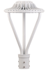 50w Dark Sky Compliant LED Post Light Fixture Halo Style with Acrylic Lens 6500 Lumens ETL DLC Full Cutoff ILPTL150-5K 2