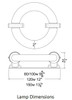 120W Induction Circular Light Round Replacement Lamp YML-WJY120H850W38 and UVL-120R 120v 3000K - 5000K (Lamp Only) ILRLB120 4