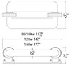 100W Induction Rectangular Square Replacement Lamp YML-WJY100J850W38 and UVL-100S 120v 3000K - 5000K (Lamp Only) ILSLB100 2