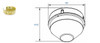40w - 120w Induction Parking Garage Fixture with Conical 120v / 480v 15 Round Cone Lens for Parking Garage Lighting  IGF5" 1