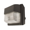 80w - 120w Induction Prismatic Wall Pack Light Fixture, 12" Square, Wall Mount, Outdoor light IWH