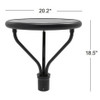 Solar Post Top ILSX Dimensions