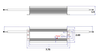 120w LED Power Supply 120v-277v Constant Current LED Driver 120 Watt, 42-54vdc, 2.25 amps ILLA-120225 2