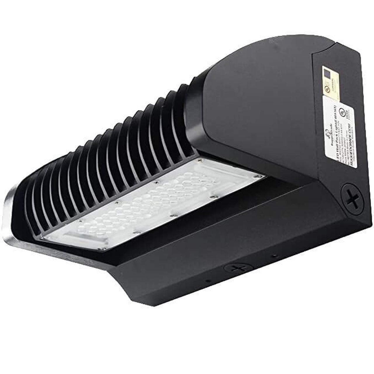 40w - 80w LED Wall Pack Light Fixture Adjustable Cut Off Rotational LED  Arrays 5000K LWPR