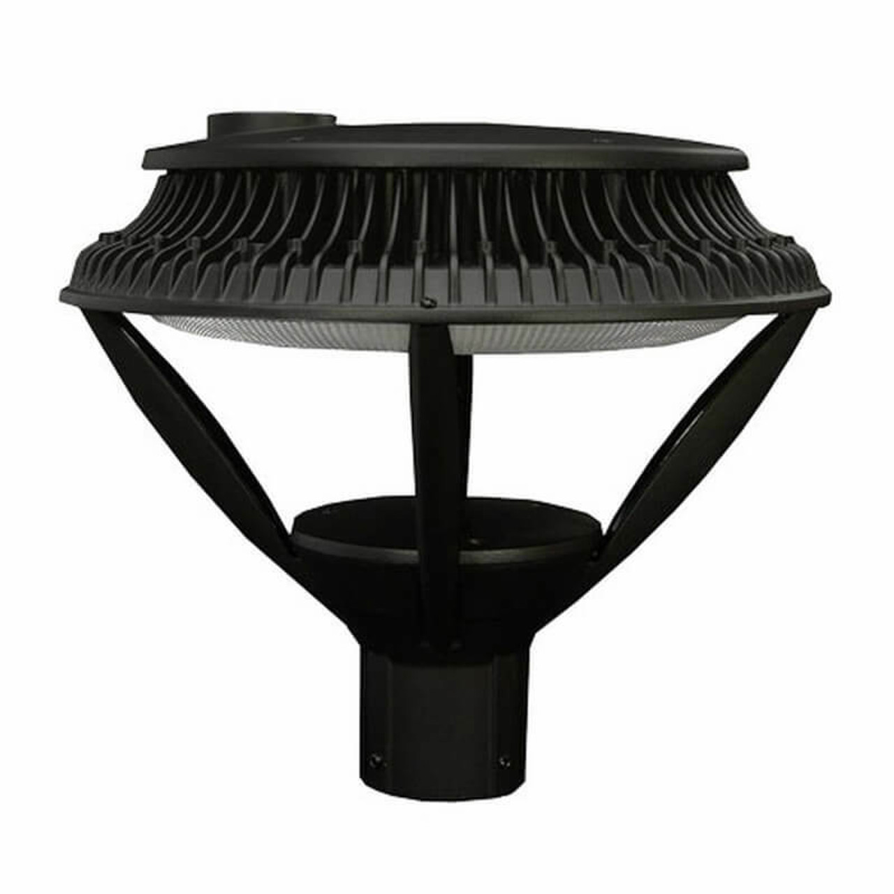 84w LED Pole Mounted / Post Top Light Fixture Modern Style with Open Small  Frame 4000K ILPF70