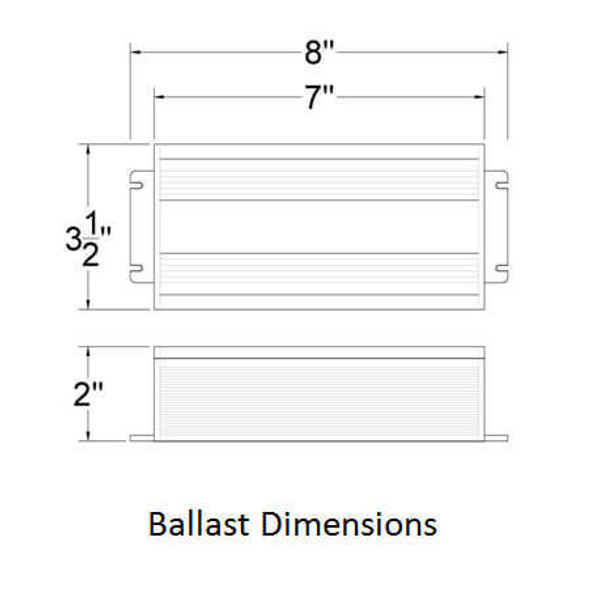 400w Induction Electronic Ballast Power Supply 110-277v Compatible with YML-WJY400DW and UVL-L400 (Ballast Only) ILBALUNV400 2