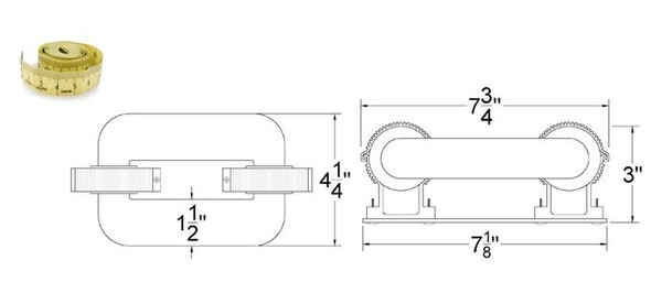 40 Watt Induction Rectangular Light, Square Lamp and Ballast Retrofit Kit, 120v 3000K -5000K ILSL40 2