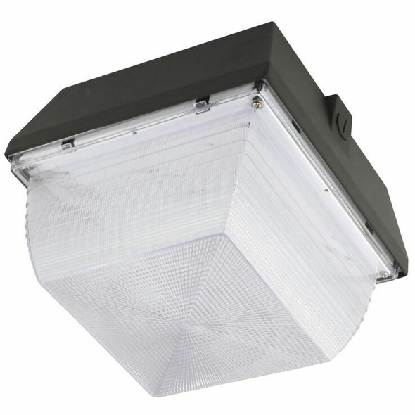 26w - 52w LED Parking Garage Fixture 120v / 480v 12 Square Fixture for Surface and Canopy Mounting LG2"