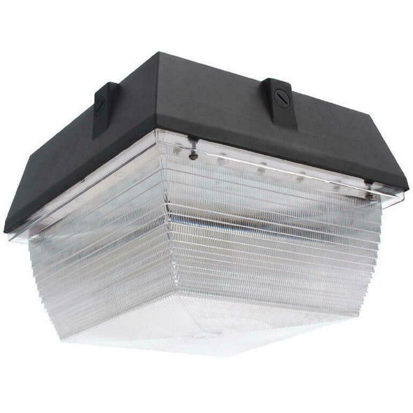 26w - 52w LED Parking Garage Fixture 120v / 480v 12 Square Fixture for Surface and Canopy Mounting LG2"
