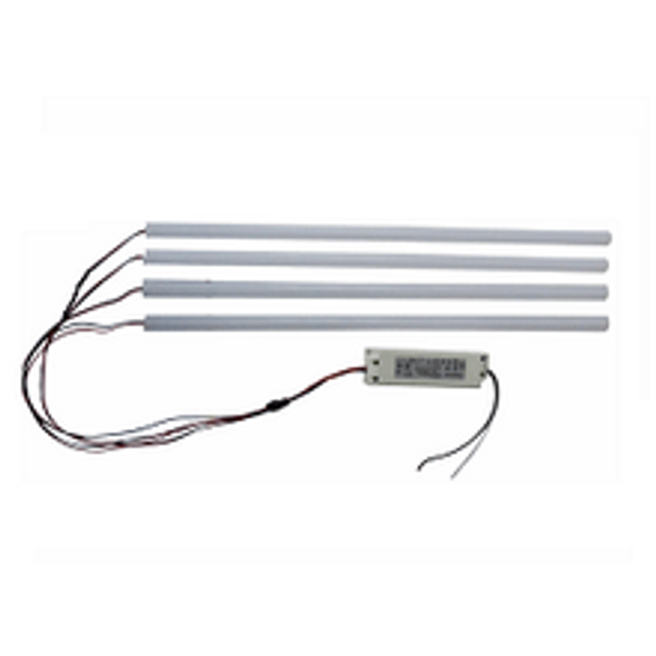 20w - 50w Fluorescent Light to LED Retrofit Kit for 2x2 / 2x4 or 2x8 Troffer and Grid Lights, 24" / 48" DLC Certified ILTR