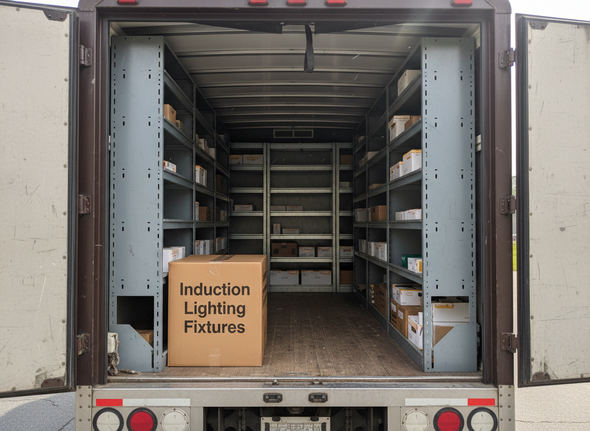 Induction Lighting Fixtures being shipped via UPS ground