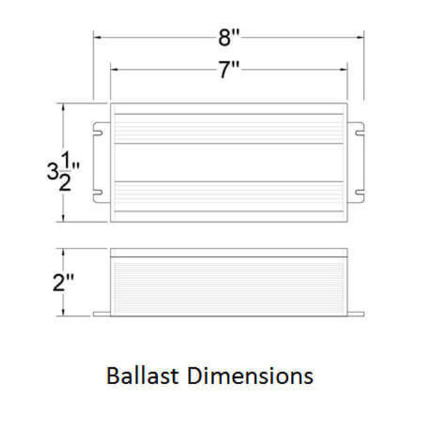150W Induction Electronic Ballast Power Supply 110-277v (Ballast Only) UVL150 2