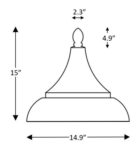 Acorn Fixture Lid Dimensions