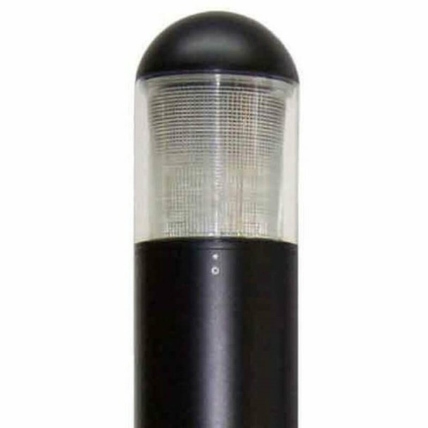 Round top Bollard with Glass lens