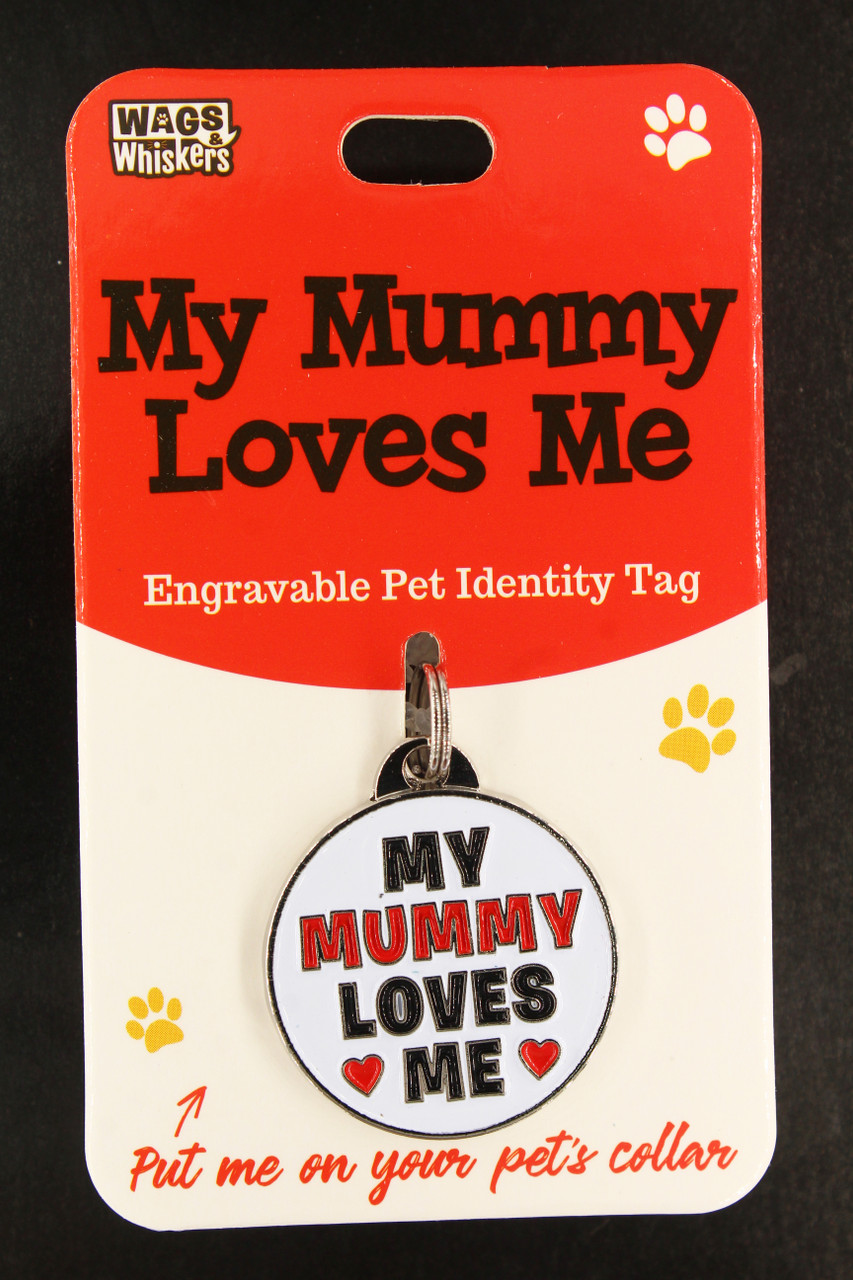 Wags Whiskers Pet Dog Tag By Name - Main Image