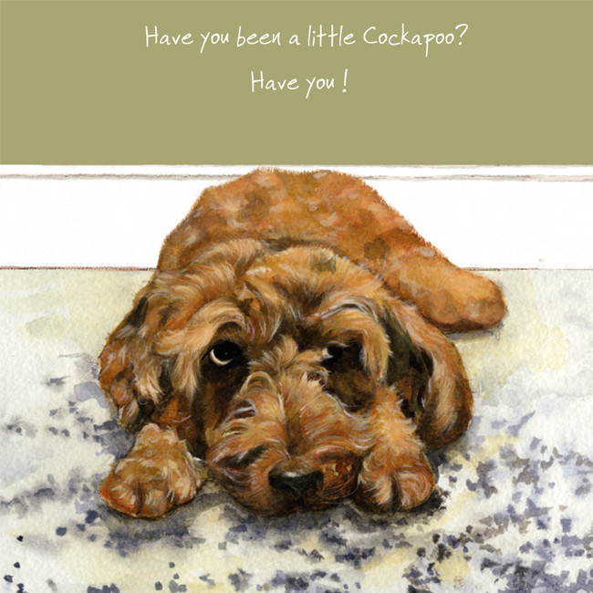 Cockapoo Greetings Card - Little Dog - Dogs Gift