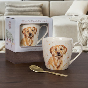 Mans Best Friend Golden Labrador Mug