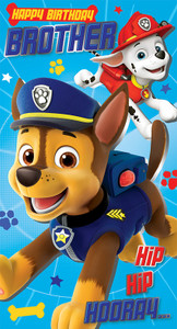 Paw Patrol - Happy Birthday Brother Greetings Card Paw Patrol - Happy Birthday Brother Greetings Card