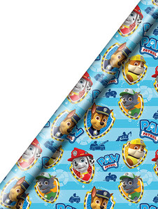 Paw Patrol Wrapping Paper 4 Metre Roll Paw Patrol Wrapping Paper 4 Metre Roll